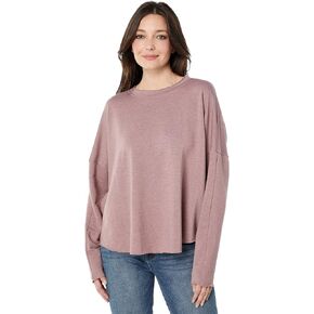 Dylan by True Grit Triple Fleece Long Sleeve Caplet