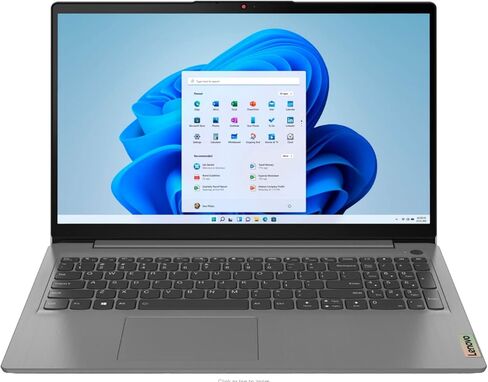 Lenovo New Ideapad 3 15.6 بوصة FHD شاشة تعمل باللمس | Intel Core i5 الجيل الحادي عشر | ذاكرة الوصول العشوائي 12 جيجابايت، 256 جيجابايت SSD | HDMI | لوحة مفاتيح باكليت | نظام التشغيل Windows 11 باللون الرمادي القطبي in Kuwait