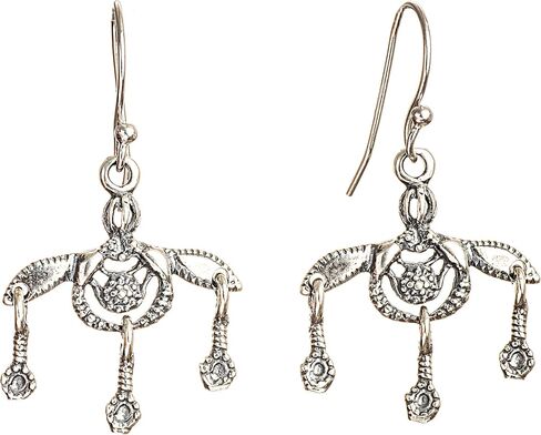 Malia Bees Minoan Cretan Earrings Silver Sterling 925 Handmade in Saudi Arabia