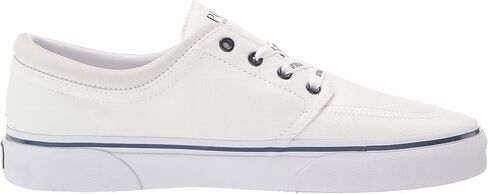 POLO RALPH LAUREN Faxon X Low-Top Canvas Sneaker White/Newport Navy 8 D (M) in Saudi Arabia