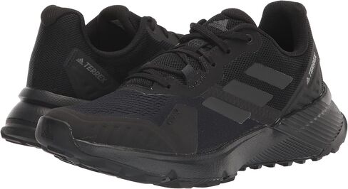 حذاء الجري Terrex Soulstride Trail للرجال من adidas، أسود/كربوني/رمادي، 12.5 in Kuwait