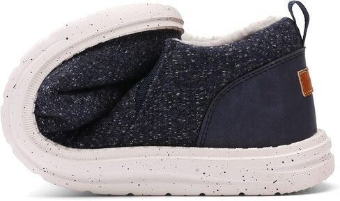 Bruno Marc Men's Warm Slippers Comfortable Faux Fur-Lined Slip-on Loafers Non-Slip Indoor Outdoor Casual Shoes in Saudi Arabia