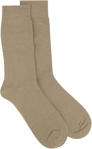 Pair of Biagio Solid BROWN Color Men's COTTON Dress SOCKS in Kuwait