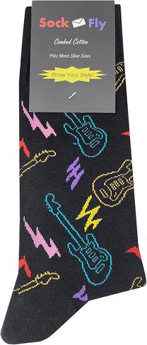 Black Light Guitar Socks in Kuwait