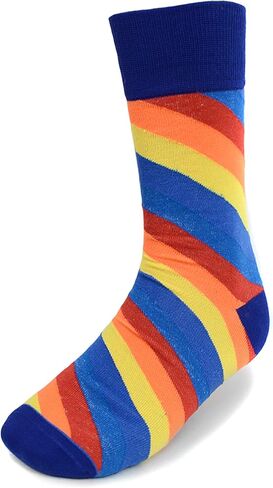 Men's Dress Socks - Patterned Socks - Fun Crew Socks + Argyle, Colorful, Funky Socks. in Kuwait