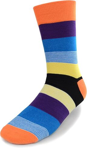 Men's Dress Socks - Patterned Socks - Fun Crew Socks + Argyle, Colorful, Funky Socks. in Kuwait