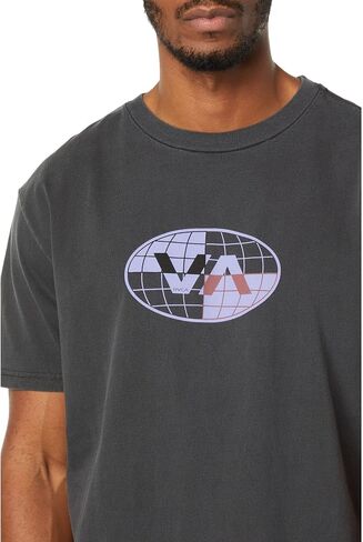 تي شيرت RVCA رجالي ثقيل الوزن بأكمام قصيرة in Kuwait
