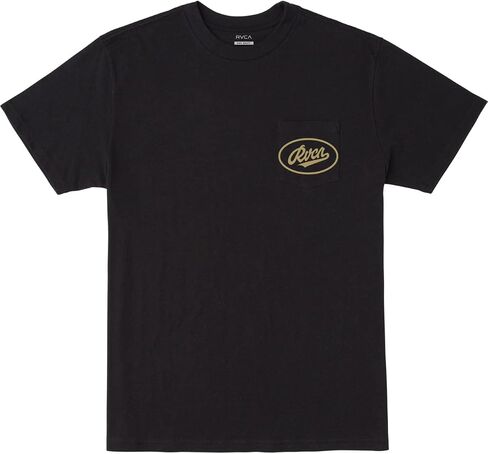 تي شيرت RVCA رجالي ثقيل الوزن بأكمام قصيرة in Kuwait