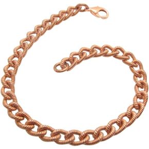 9 Inch Solid Copper Link Bracelet CB861GG - 5/16 of an inch wide. in Saudi Arabia