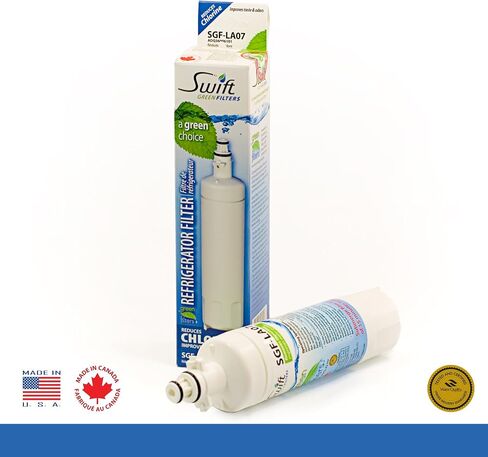 Swift Green Filters LFX31925ST SGF-LA07 (3 Pack) LT700-P, 04609690000, 09690, 46-9690, ADQ36006102, ADQ36006101 LG Replacement Water Filter, 3 Pack, White, 3 Pack in Kuwait