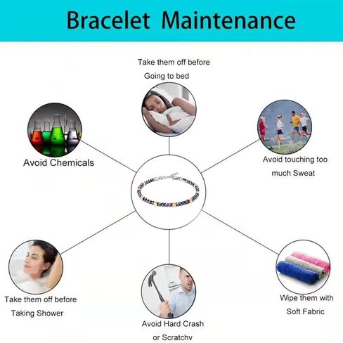 Byson Fashion Black Hematite Bracelet Made with Diamond Cutting Surface Technology Chain Durable Bracelet Stainless Steel Lobster Clasper Bracelet for Men Women in Kuwait