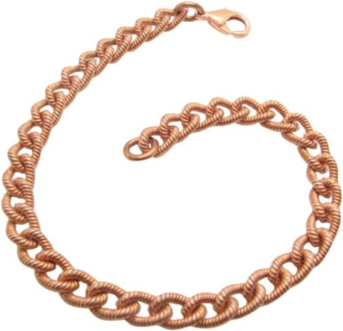 9 Inch Solid Copper Link Bracelet CB861GG - 5/16 of an inch wide. in Saudi Arabia