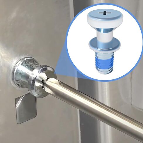 DA61-03734A DA61-11161A Handle Fixer Compatible with Samsung Refrigerator Door Handle Mounting Stud Replacement AP4372038,1998157,PS4144145 Refrigerator Door Handle Screw(1 Pack) in Kuwait