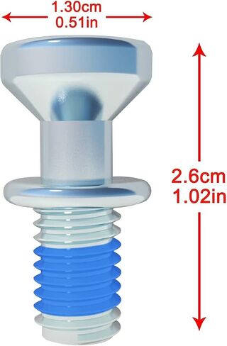 DA61-03734A DA61-11161A Handle Fixer Compatible with Samsung Refrigerator Door Handle Mounting Stud Replacement AP4372038,1998157,PS4144145 Refrigerator Door Handle Screw(1 Pack) in Kuwait