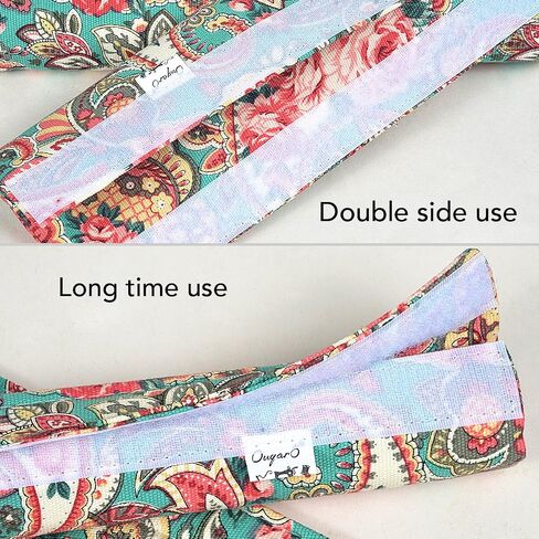 OUGAR8 Microwave Door Handle Covers Handmade Decor Protector for Ovens, Dishwashers.Keep Your Kitchen Appliance Clean from Smudges, Food Stains (Retro Rose, 6" 3.5") in Saudi Arabia