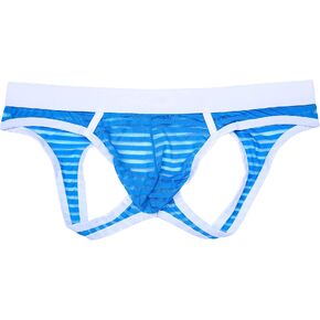 Men's Semi-Transparent Jockstrap Thong Underwear T-Back Thong G-String Underpants in Saudi Arabia