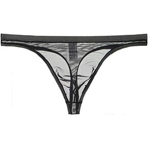 ZEGOO Men's Thongs Transparent Super Thin Underpants in Saudi Arabia