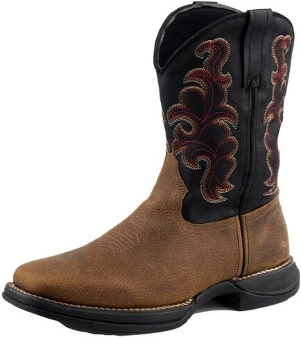 ROPER Mens Wilder Ii Square Toe Western Cowboy Boots Mid Calf - Brown in Saudi Arabia