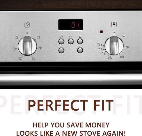 Grenf DGF510SSP Control Knobs, Compatible with Cooktop Burner Control Dials Knob Oven Gas Stove Knob Replacement (5 Pack, Silver),White in Kuwait