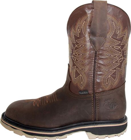 Men’s Leather Square Toe Steel Toe Western Work Boot in Saudi Arabia