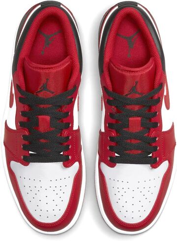 Jordan Mens Jordan 1 Low 553558 163 Bulls - Size 8.5 in Saudi Arabia