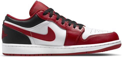Jordan Mens Jordan 1 Low 553558 163 Bulls - Size 8.5 in Saudi Arabia