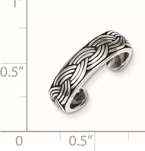 Sterling Silver Antiqued Toe Ring - Jewelry By Sweet Pea in Kuwait