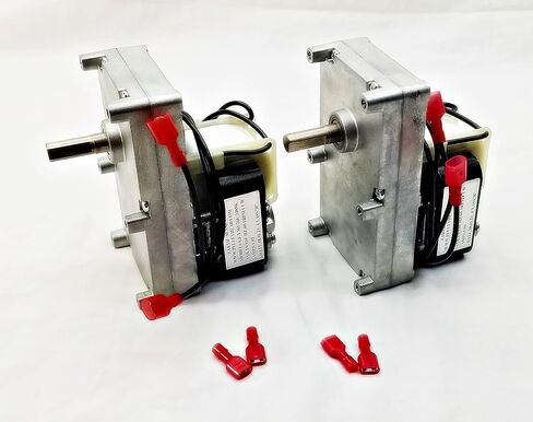 Pellethead 2 Pack for Englander 1RPM Pellet Stove Auger Motor PU-047040 PH-CCW1- Top and Bottom Auger Motor in Kuwait