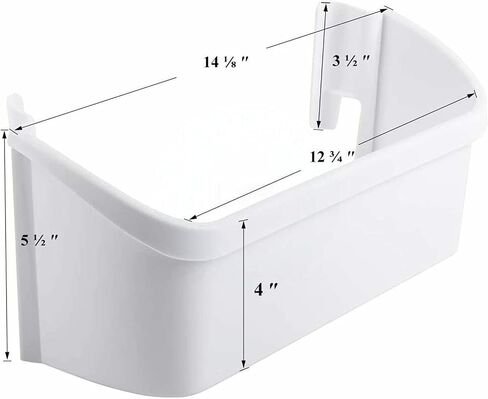NOOTO 240363701 Lower Door Bin fit for Frigidaire Kenmore White Refrigerator 240363701 in Saudi Arabia