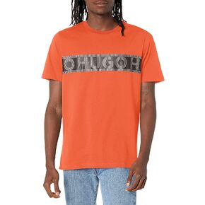 HUGO Men's Repeat Logo Print T-Shirt in Saudi Arabia