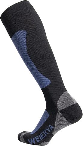 Skiing, Snowboarding Socks, Merino Wool&High Elastic Content, Suitable for Winter Outdoor Sports, Unisex, 2 Pack in Saudi Arabia