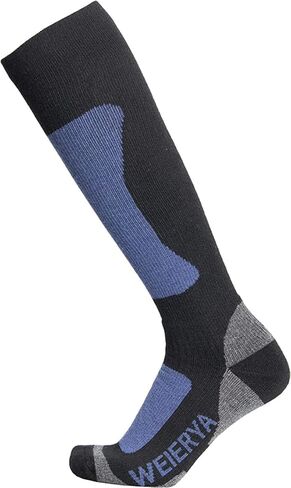 Skiing, Snowboarding Socks, Merino Wool&High Elastic Content, Suitable for Winter Outdoor Sports, Unisex, 2 Pack in Saudi Arabia