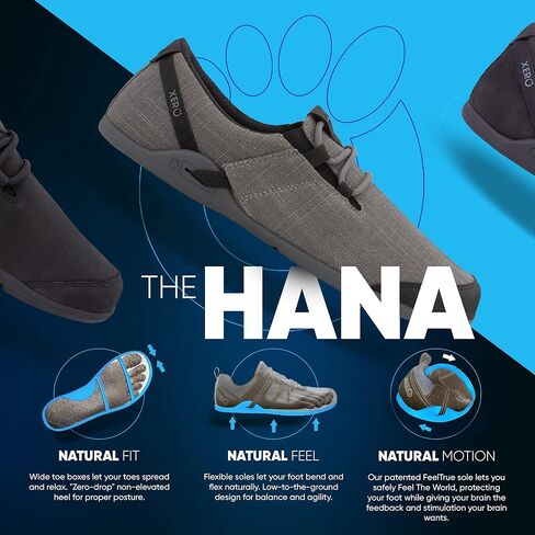 حذاء كاجوال Hana للرجال من Xero Shoes - حذاء رياضي مصنوع من القماش خفيف الوزن ولا يسبب أي سقوط in Saudi Arabia