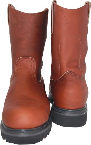 The Western Shops Men's 9" Pull-On Steel Toe Leather Work Boot in Saudi Arabia