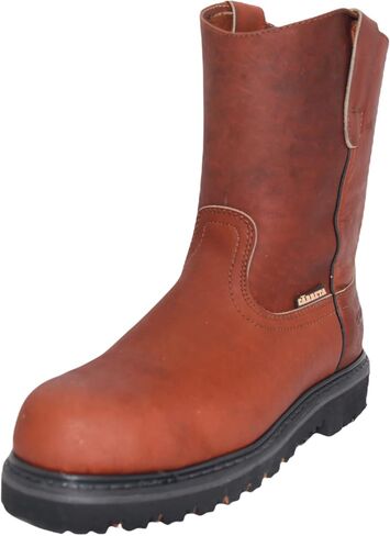The Western Shops Men's 9" Pull-On Steel Toe Leather Work Boot in Saudi Arabia