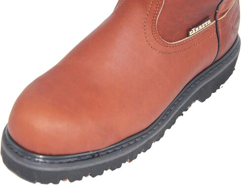 The Western Shops Men's 9" Pull-On Steel Toe Leather Work Boot in Saudi Arabia