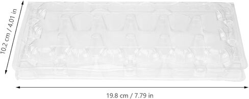 DOITOOL 18 Grids Quail Egg Cartons, 50 Pcs Small Eggs Cartons Egg Holders with Cover, Plastic Egg Tray for Refrigerator, Pigeon Eggs Storage in Saudi Arabia