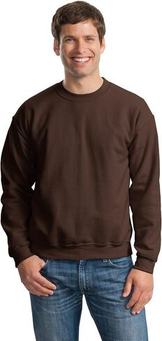 Gildan Activewear 50/50 Crewneck Sweatshirt, 2XL, Dark Chocolate in Saudi Arabia