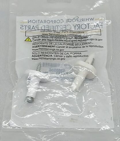 WP2147997 Refrigerator Freezer Shelf Rail Mount Stud Kit - 2 Parts - New - Genuine OEM - R6-B8 in Saudi Arabia