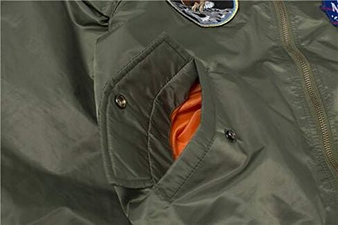 Norman Dragon Apollo 11 Patched Lightweight Bomber Flight Jacket Windbreaker in Saudi Arabia