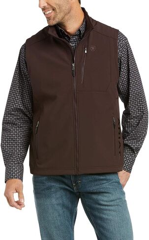 ARIAT Men's MNS Logo 2.0 Patriot Softshellvestcfebn in Saudi Arabia