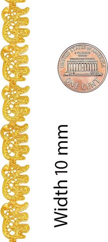 LIFETIME JEWELRY Elephant Link Charm Bracelet for Women and Men 24k Gold Plated in Kuwait