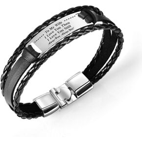 Husband Bracelet Gift from Wife - to My Husband I Loved You Then I Love You Still Husband Bracelet Husband Jewelry Christmas Birthday Gifts for Husband