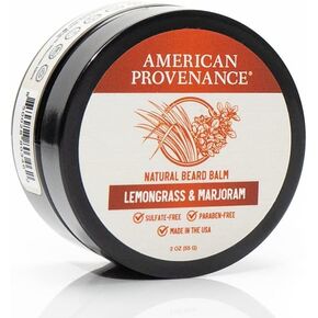 American Provenance Premium Natural Beard and Mustache Balm for Men with Shea Butter, Jojoba Oil, Argan Oil - Grooming Balm and Strenthens Beards and Mustaches | Ylang Ylang & Clove, 2 oz (Pack of 1) in Saudi Arabia