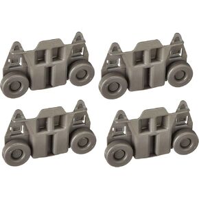 4 Dishwasher Wheels Lower Dish Rack Roller Wheel Replaces For KitchenAid KDTE104ESS0 KDTE104ESS1 KDTE104ESS2 KDTE104EBL0 KDTE104EBL1 KDTE104EBL2 KDTE104EBL3 KDTE104EBS1 KDTE104EBS2 KDTE104EBS3 in Kuwait