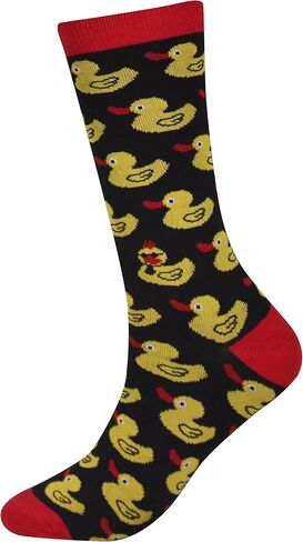 Wish Island Men's 4/5 Packs Fun Crazy Animal Cotton Casual Crew Socks in Saudi Arabia