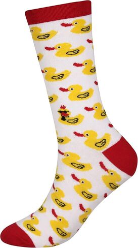 Wish Island Men's 4/5 Packs Fun Crazy Animal Cotton Casual Crew Socks in Saudi Arabia
