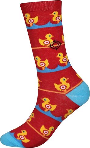 Wish Island Men's 4/5 Packs Fun Crazy Animal Cotton Casual Crew Socks in Saudi Arabia