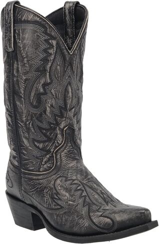 Laredo Mens Garrett Distressed Snip Toe Dress Boots Mid Calf - Beige in Saudi Arabia