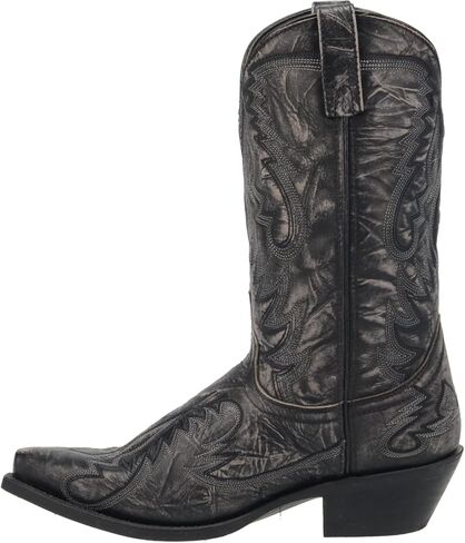 Laredo Mens Garrett Distressed Snip Toe Dress Boots Mid Calf - Beige in Saudi Arabia